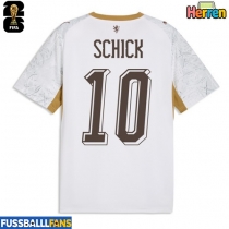 Tschechische Republik Patrik Schick #10 Auswärtstrikot EM 2024 Kurzarm